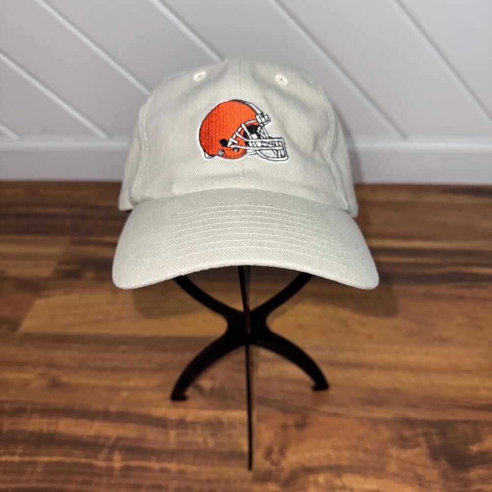 Cleveland Browns NFL Adjustable Cap - Cream with Logo